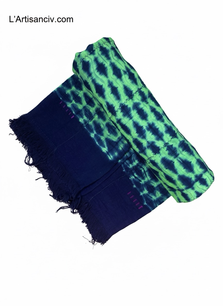 Pagne Kita & Baoulé – Complet de 2 pagnes traditionnels tissés – Image 2