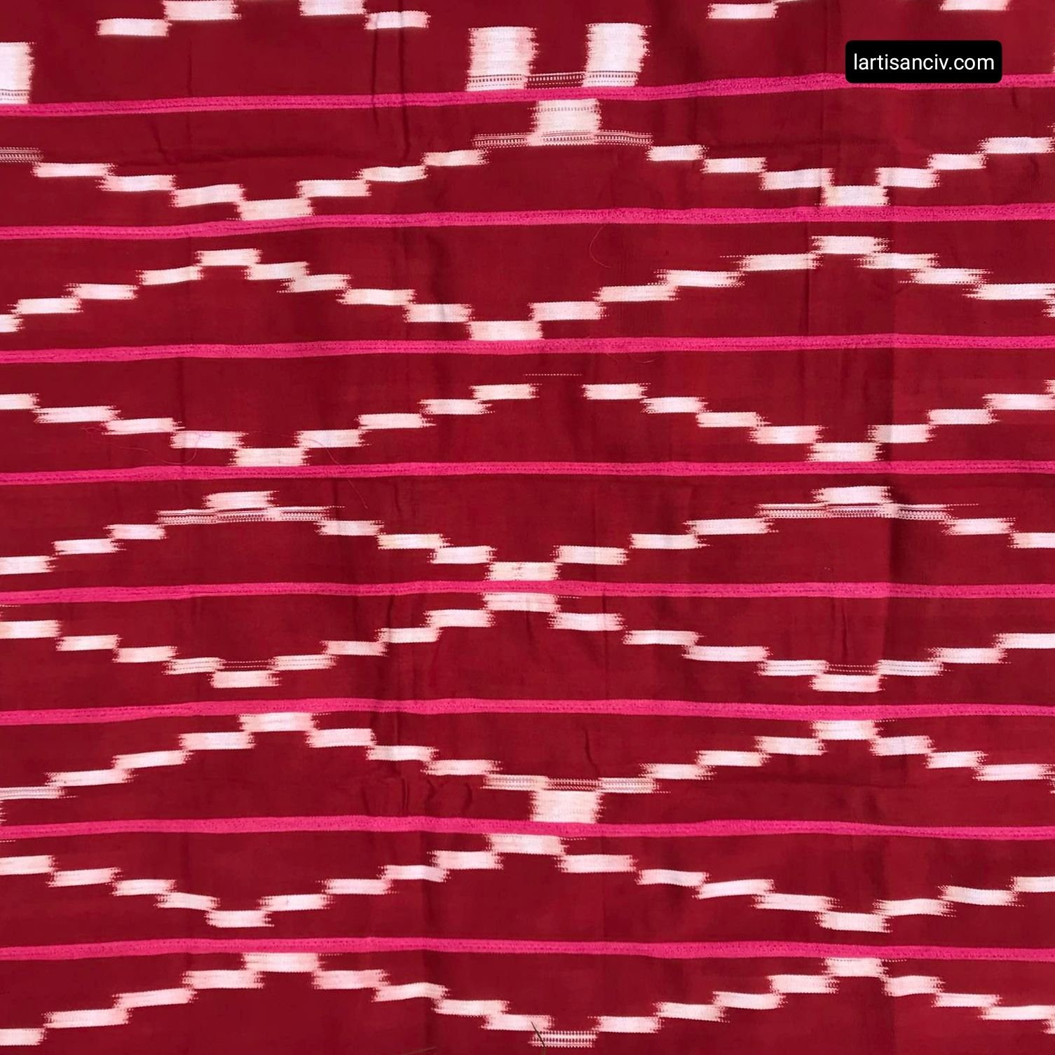 Pagne Kita & Baoulé – Complet de 2 pagnes traditionnels tissés – Image 3