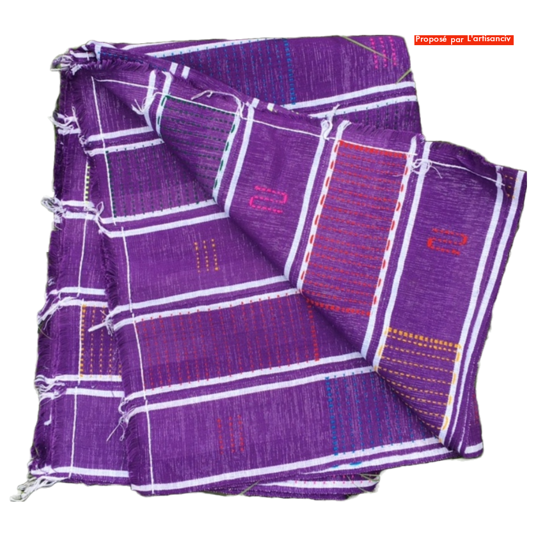 Pagne Kita & Baoulé – Complet de 2 pagnes traditionnels tissés – Image 2