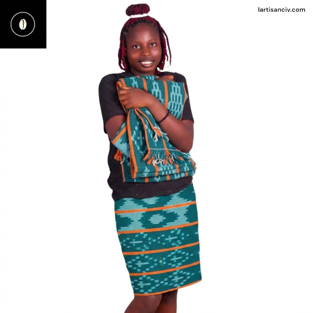 Pagne Kita & Baoulé – Complet de 2 pagnes traditionnels tissés