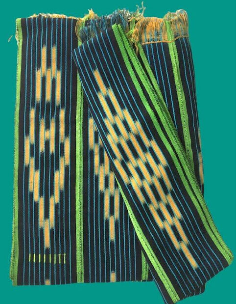 Pagne Kita & Baoulé – Complet de 2 pagnes traditionnels tissés – Image 2