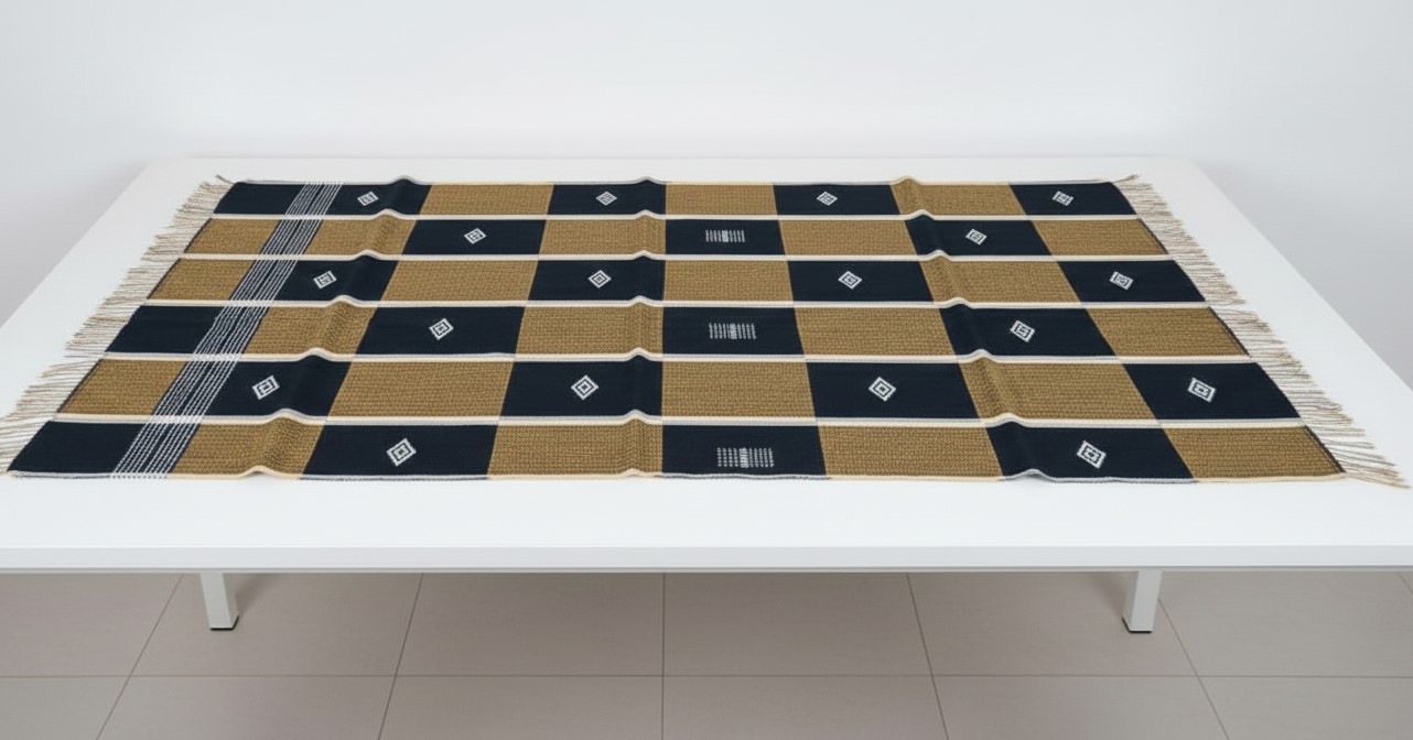 Pagne Sénoufo & Korhogo – Complet de 2 pagnes traditionnels africains tissés – Image 3