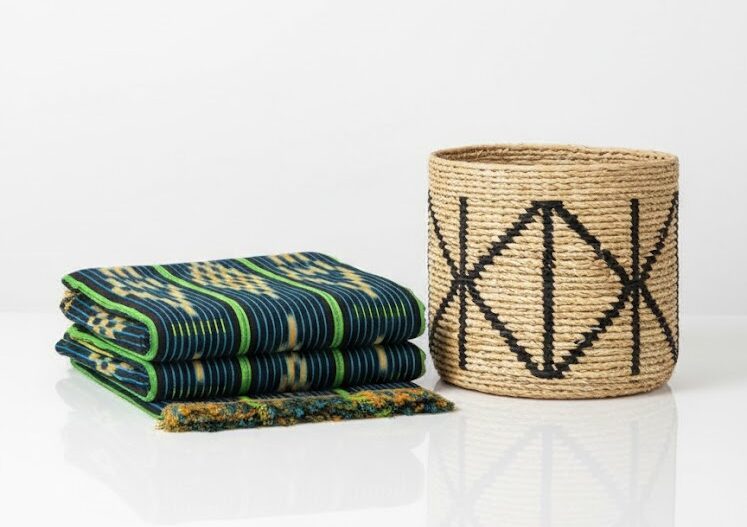 Pagne Kita & Baoulé – Complet de 2 pagnes traditionnels tissés