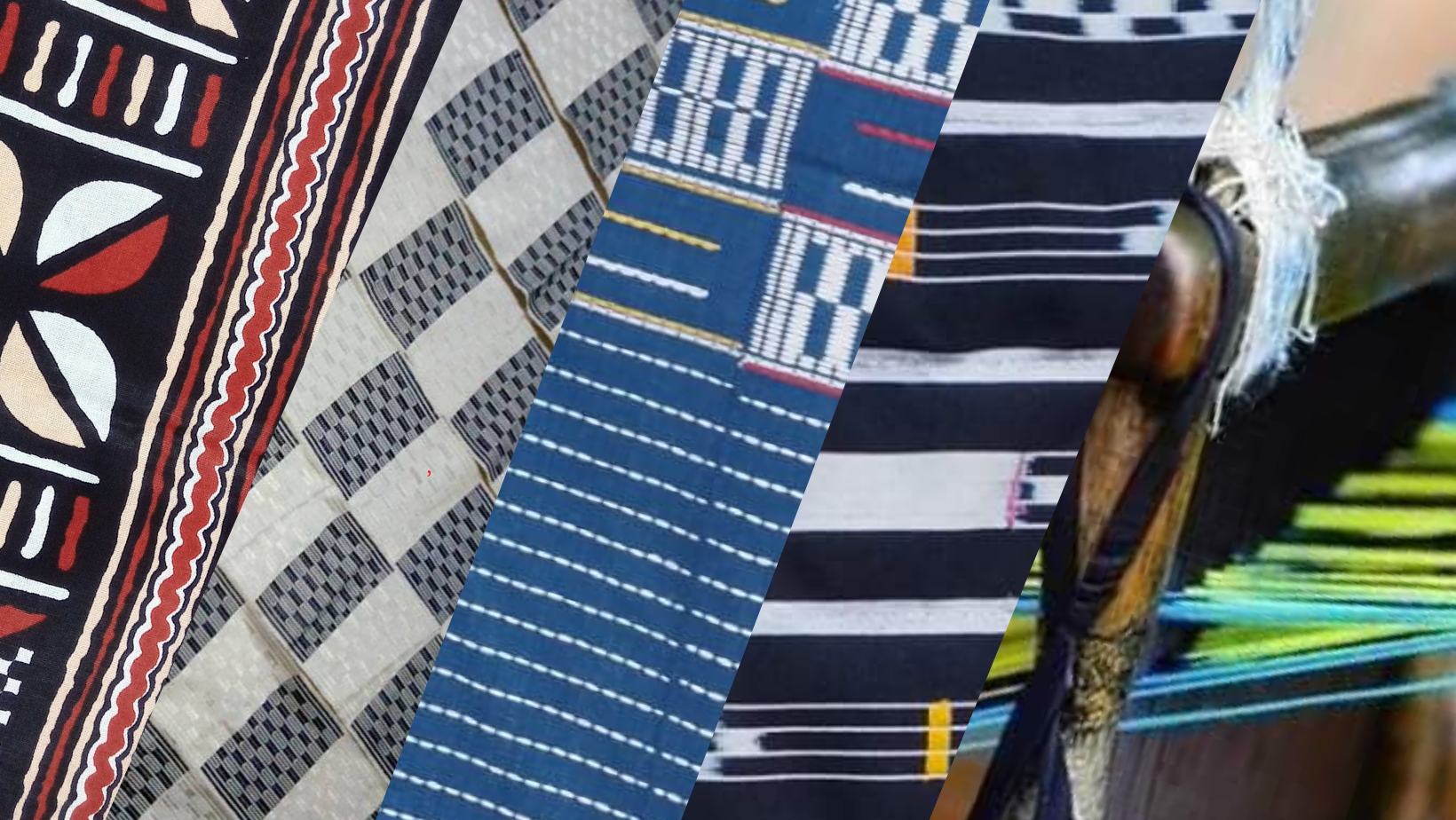 Tissage traditionnel de pagnes ouest-africains