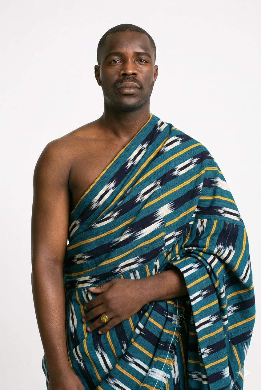 Grand pagne homme – Kita ou Baoulé de dot et cérémonie