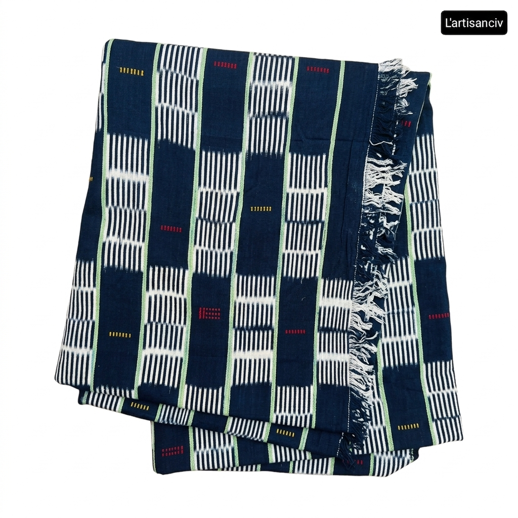 Pagne Kita & Baoulé – Complet de 2 pagnes traditionnels tissés