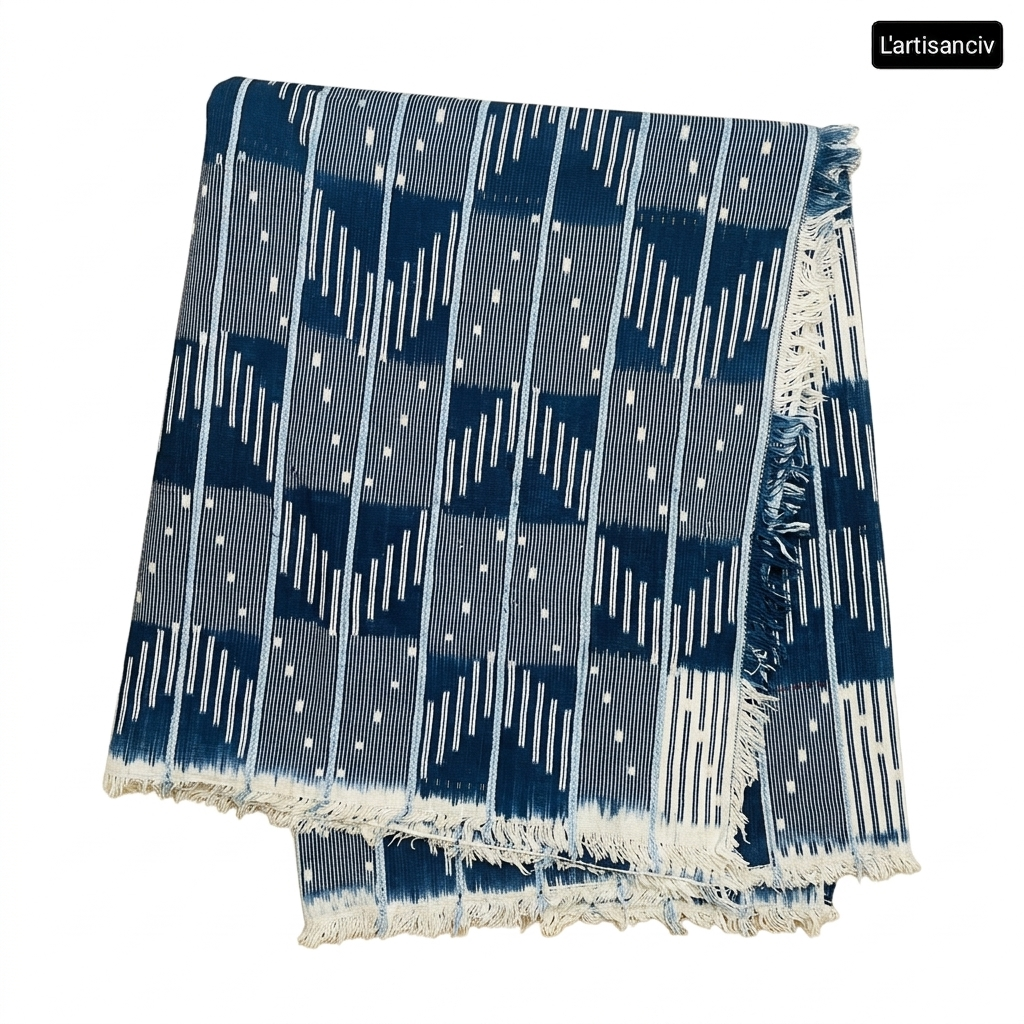 Pagne Kita & Baoulé – Complet de 2 pagnes traditionnels tissés