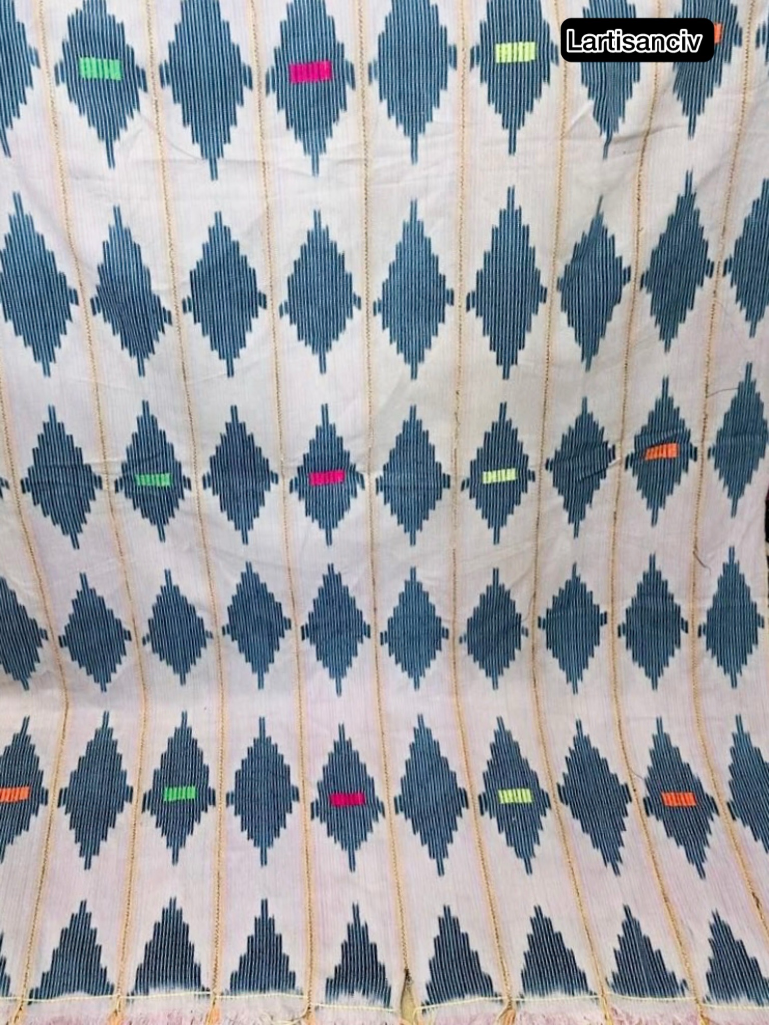 Pagne Kita & Baoulé – Complet de 2 pagnes traditionnels tissés