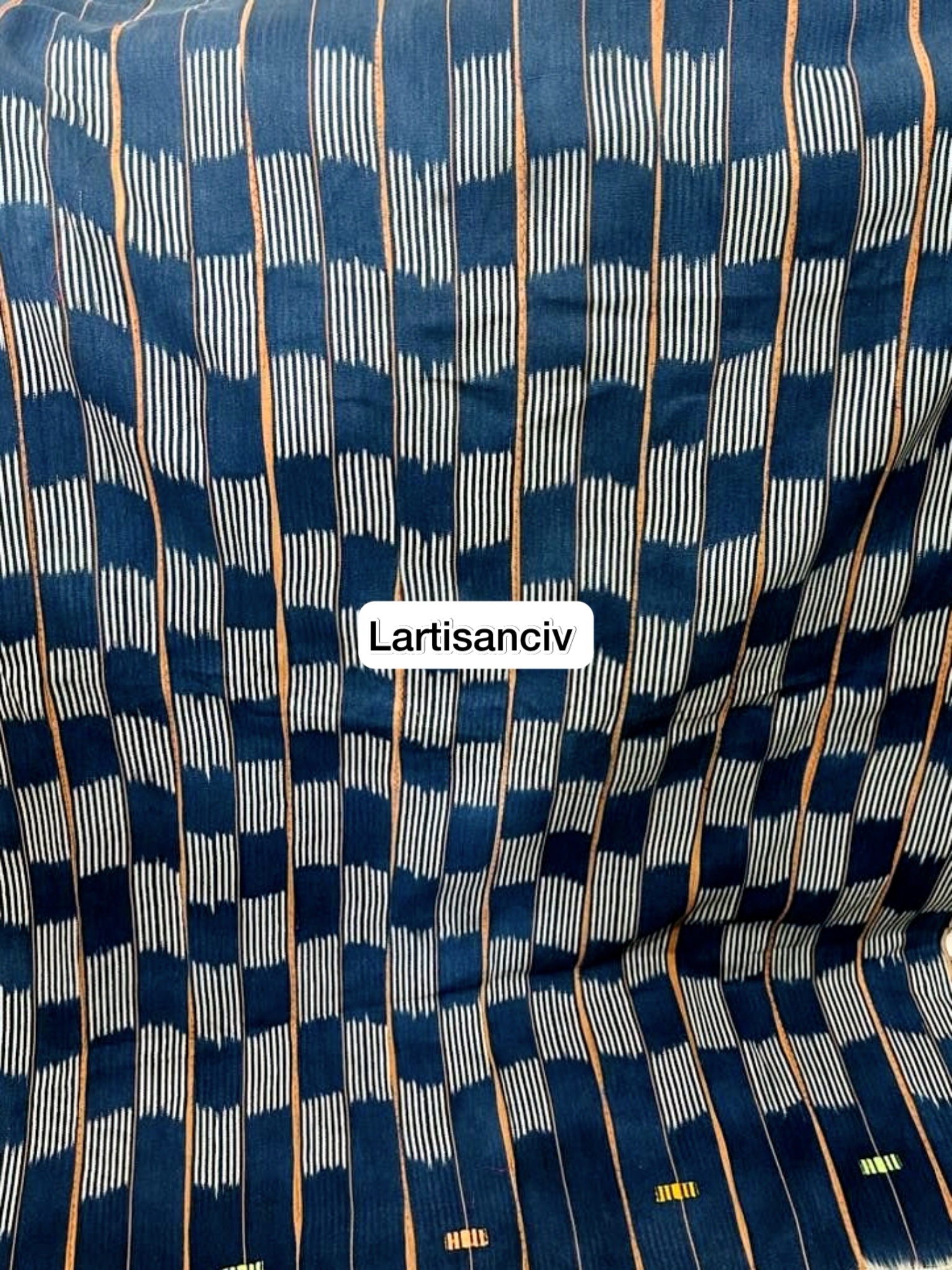 Pagne Kita & Baoulé – Complet de 2 pagnes traditionnels tissés