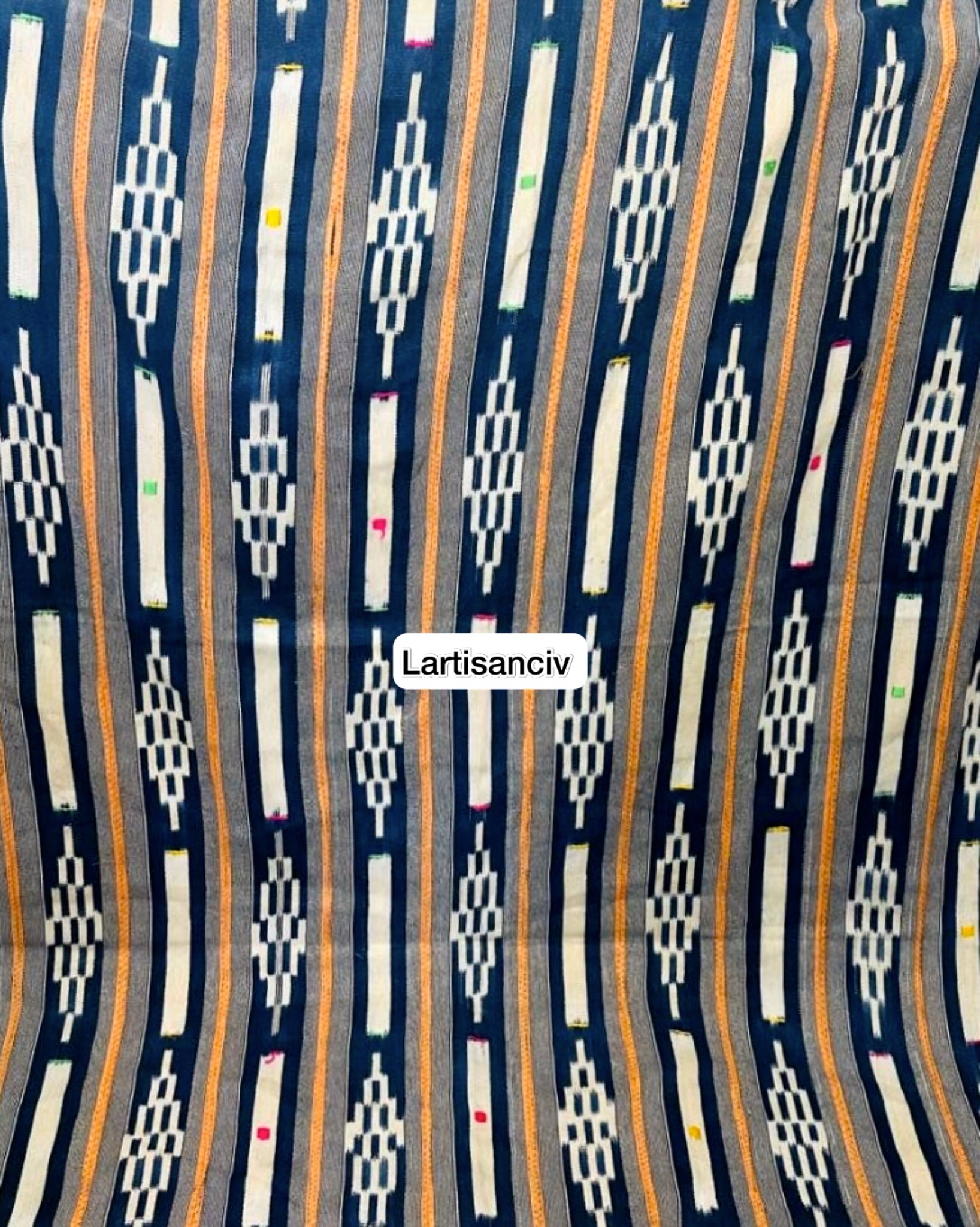 Pagne Kita & Baoulé – Complet de 2 pagnes traditionnels tissés