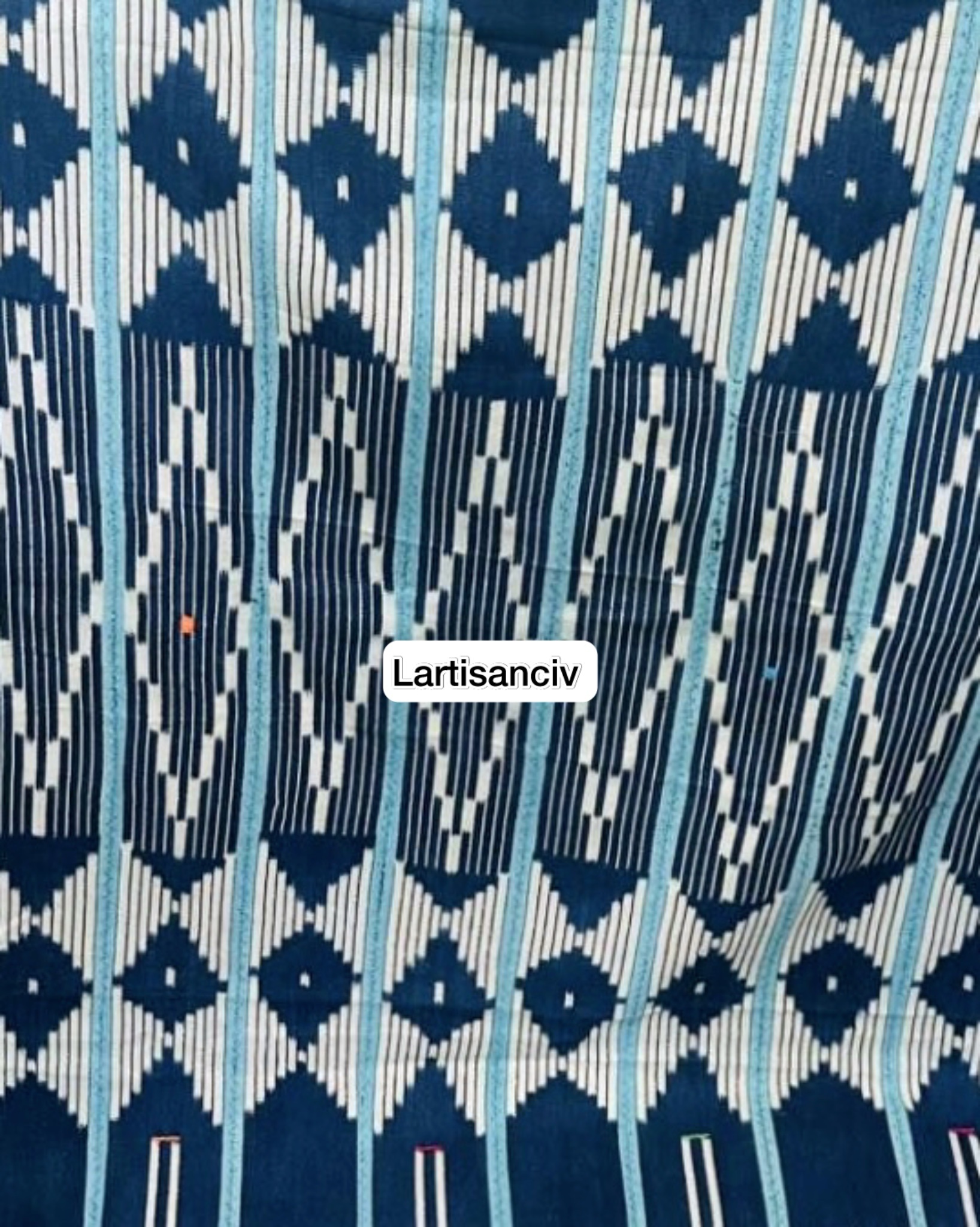 Pagne Kita & Baoulé – Complet de 2 pagnes traditionnels tissés