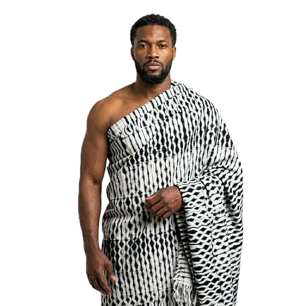 Grand pagne homme goliplo – Kita ou Baoulé de dot et cérémonie