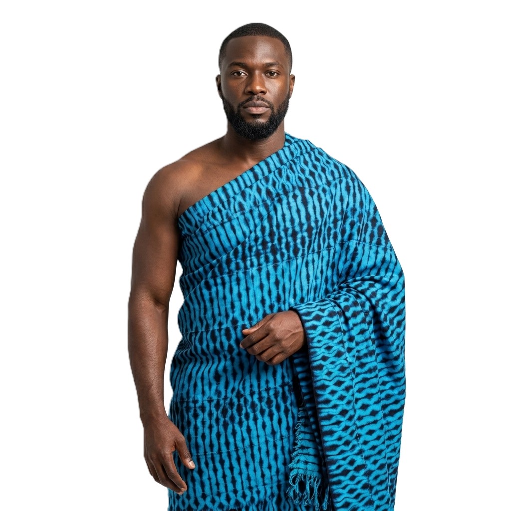 Grand pagne homme goliplo – Kita ou Baoulé de dot et cérémonie