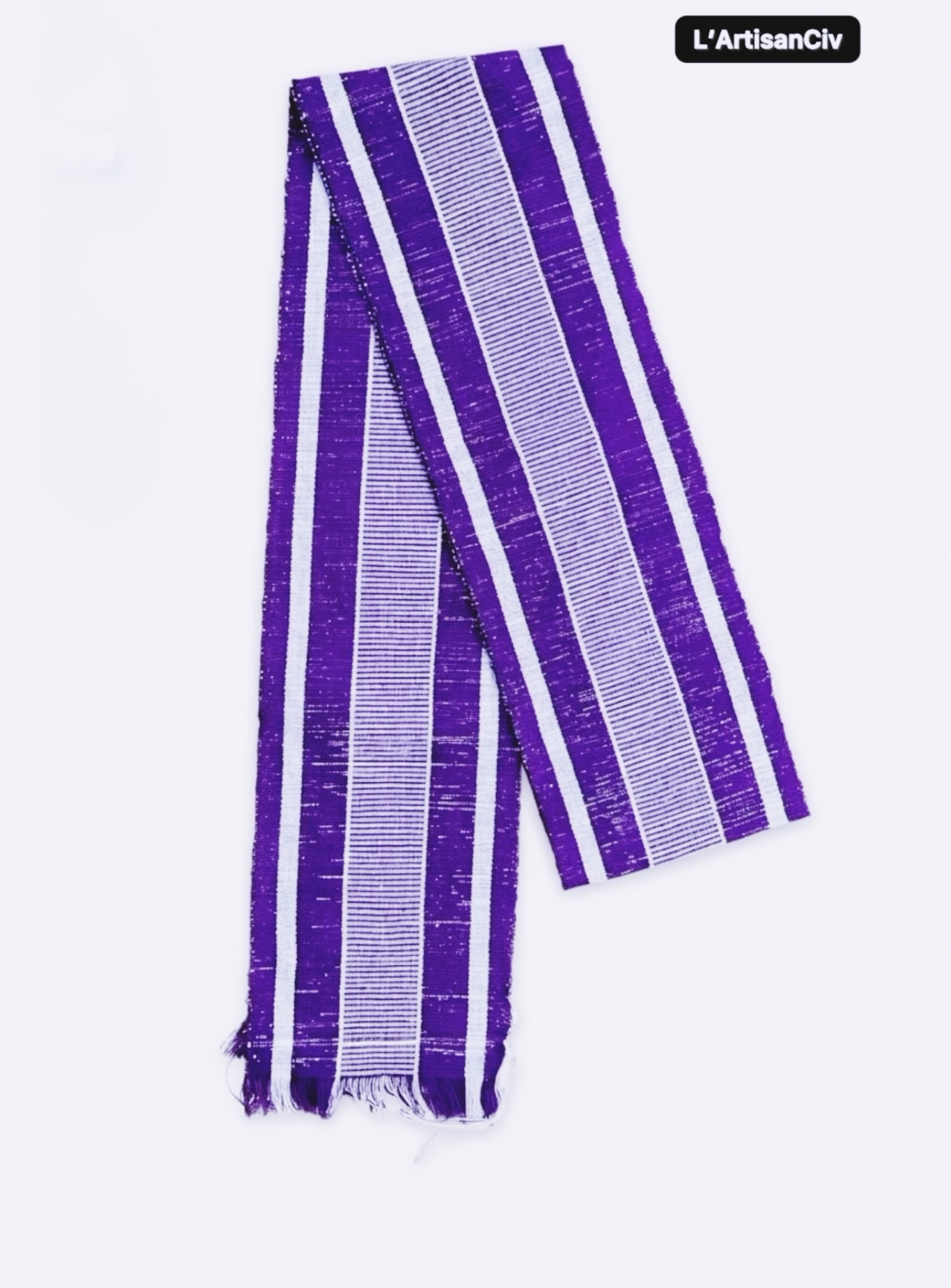 Lot 2 bandes tissées -  violet